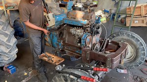 Old Tractor Power Steering Work Start #TractorModification #Modify #Ford3600 | Life Games with Vikramdeep Singh Sidhu