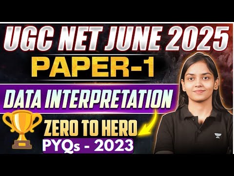 Data Interpretation PYQs for UGC NET Paper 1 2024 🔥 | DI | PYQs Analysis | By Kanupriya Ma'am