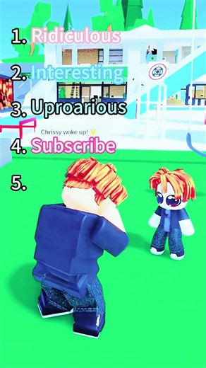 Chrissy Wake Up SONG PRANK #roblox #robloxshorts
