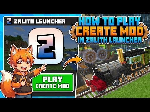 how to play create 6.0 mod in zalith launcher🔥 | #minecraft #createmod