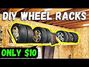 The BEST DIY Wheel Rack!