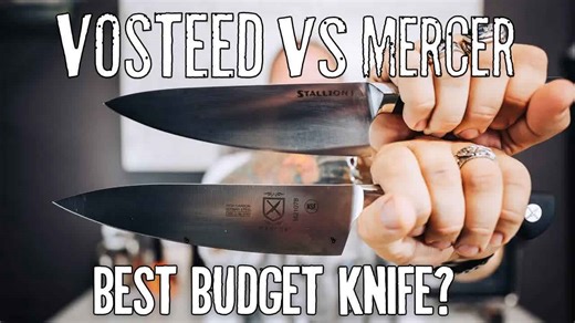 Vosteed Stallion vs Mercer Genesis - What is the Best Budget Kitchen Knife?