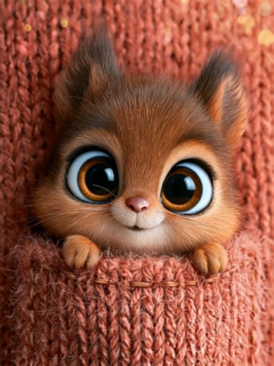 Silly Little Squirrel Live Wallpaper — Cute Animated Phone Wallpaper