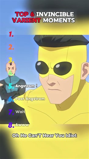 TOP 8 invincible varient moments#fypシ #invincible #ranking #invincibleedit #cartoon #ranking
