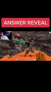 Answer reveal #minecraft #mc #mcyt #hardcore #puzzle #minecraftpuzzle