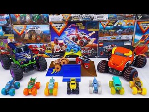Monster Jam Collection Unboxing Review | Monster Jam Monster Trucks Demolition Doubles