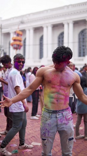 2080 Saal ko Holi Khelnu Vayo in Nepal: Aesthetic Body Celebration
