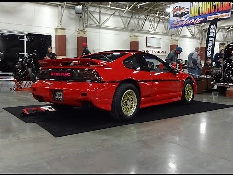 1988 Pontiac Fiero GT in Blaze Red Paint & Engine Sound on My Car Story with Lou Costabile