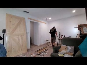 Installing a Masonite Sliding Barn Door Kit