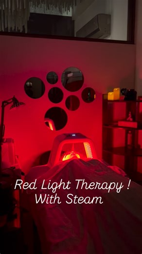 Raintree Spa on Instagram: "Let the light do the healing. Red light therapy to relax muscles, boost skin health, and calm the nervous system. A moment just for you 🤍 Vibe #GlowRitual #LuxuryFacial #SkinRejuvenation #SelfCareRitual #SpaExperience #raintreespa #facials"