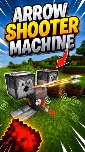 arrow shooter machine in Minecraft #minecraft