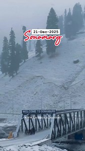 1.5K views · 442 reactions | Sonamarg | Live Update: Fresh snowfall...