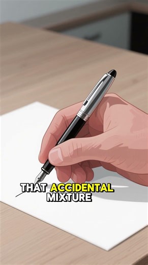 A spill that made writing ✒️✨