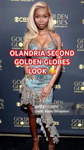 OLANDRIA SECOND GOLDEN GLOBES LOOK 🥰 #nicolandria #vancarthens #nicvans #olandria