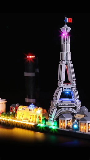 ✨ Transform your LEGO City Skyline Paris with BrickBling’s lighting kit! 💡 See the Eiffel Tower sparkle, the Arc de Triomphe glow, and every corner of Paris shine with elegance after dark. Easy to install, this kit turns your skyline into a breathtaking night scene—where every brick captures the beauty and brilliance of the City of Lights. 🌙🌆 Elevate your display; let Paris shine day and night! 🏙️💫 🔗Click the link: https://bit.ly/3JyZ0Ct #lego #legoset #legoCitySkylineSeries #legoParis #le