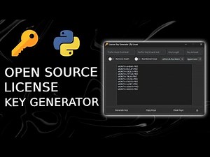 I Built the Perfect License Key Generator in Python (Open Source)🔑