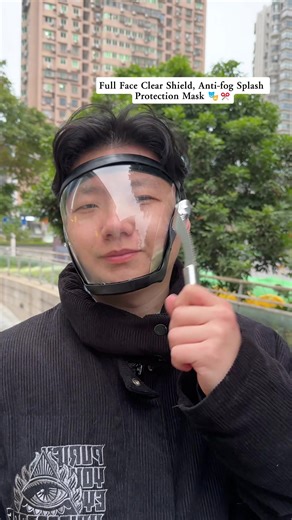 Full Face Clear Shield - Anti-fog Splash Protection Mask #giftedinlove #tiktokshop #tiktokmademebuyit #protective #mask
