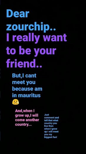 Zourchip is the best!🤗👧