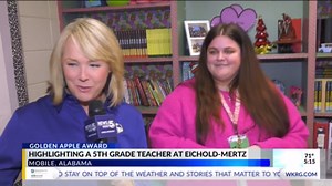 Golden Apple teacher Rebekah Waldo from Mobile called 'best teacher ever'