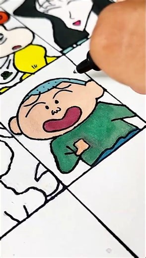 Drawing everyone from Shinchan Part-19 #art #drawing #shortvideo #shorts