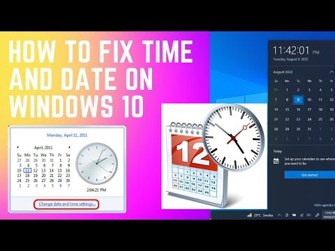 How to fix date and time permanently in windows 10 (complete) || Set date and Time in windows 10