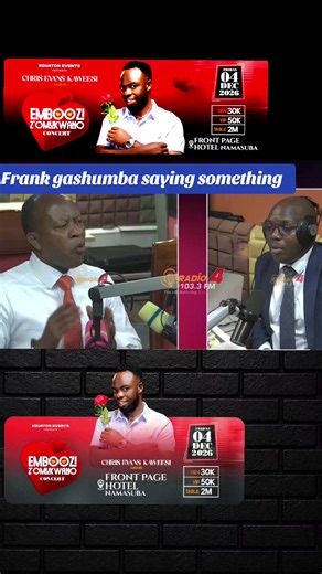Frank Gashumba reaction in Kampala — Bobi Wine Uganda video