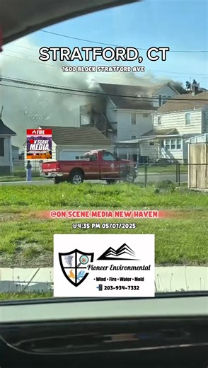 15K views · 87 reactions | Structure Fire | Stratford Sent in yesterday 05/01/2025. Structure Fire in the 1600 block of Stratford Ave in Stratford. | On Scene Media New Haven County | Facebook