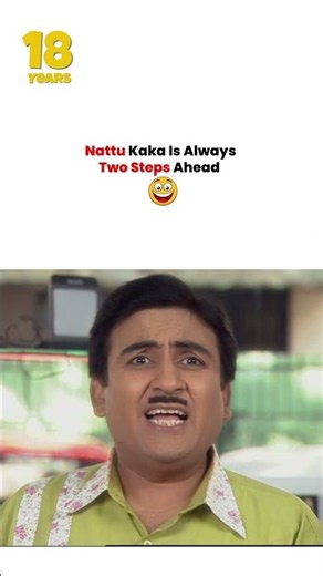 Nattu Kaka Is Always Two Steps Ahead ! #tmkoc #funny #jethalal #daya #shortsfeed