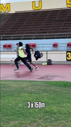 Lactate Workout High School Track suffering 😱