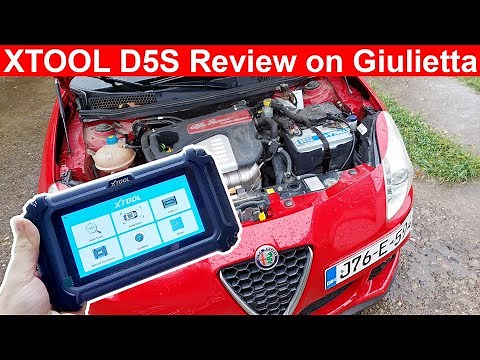XTOOL D5S Scan Tool Review on Alfa Romeo Giulietta
