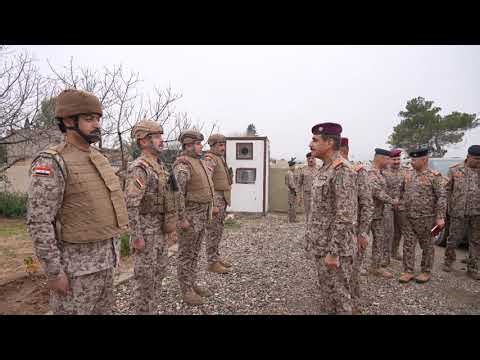 رئيس اركان الجيش يتفقد اللواء الثالث والسبعين التابع لفرقة المشاة الخامسة عشرة في غرب نينوى