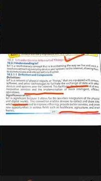 9th Subject Computer science and entrepreneurship Topic internet of things