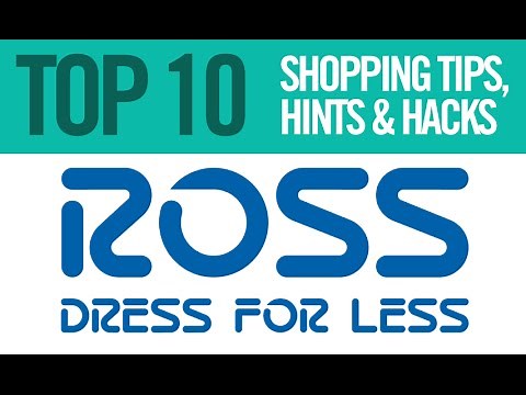 TOP 10 Ross Dress for Less Shopping Tips, Hints and Hacks