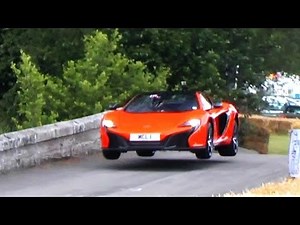 Watch Some Of The World's Hottest Cars Get Air Off A Humpback Bridge