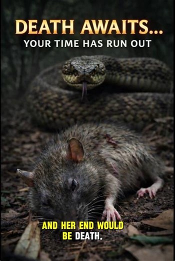 The Mouse That Killed the Snake?! 🐀💀 #Shocking