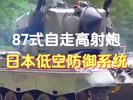 日本87式自走高射机关炮