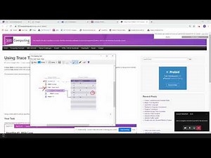 demonstration of the trace tables in 101 computing