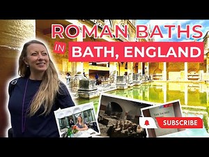 Roman Baths in Bath, England | Ancient Roman History and Culture | REAL Roman bathhouse!