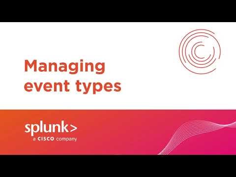 Managing event types