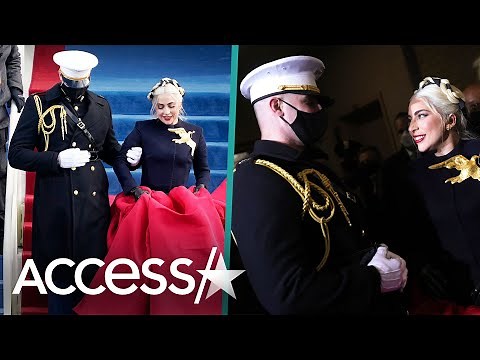 Marine Who Escorted Lady Gaga Shares Sweet Inauguration Story