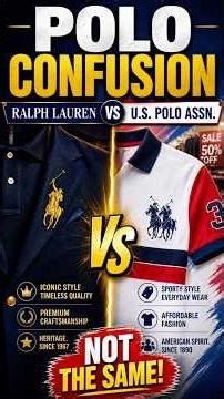#2 Polo Ralph Lauren vs U.S. Polo Assn.: The Truth Behind the Confusing Logos