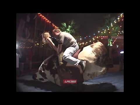Big Man Flattens Girl On Mechanical Bull_2171_