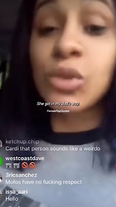 1M views · 12K reactions | Cardi B gets angry after paparazzi want to do an interview while she’s with her family. | Female Rap | Facebook