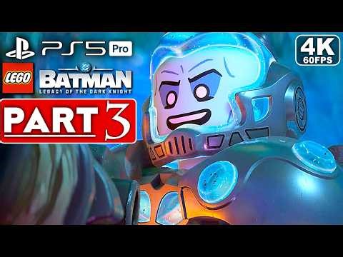 LEGO BATMAN LEGACY OF THE DARK KNIGHT Gameplay Walkthrough Part 3 [4K 60FPS PS5] - No Commentary