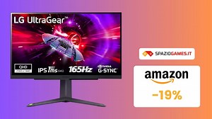 Monitor gaming LG 27" 165Hz a un PREZZO SUPER! -19%