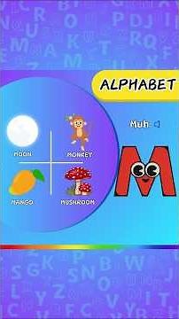 Letter M Vocabulary for Kids | English Words Starting with M | Learn Alphabet | Fun Phonics