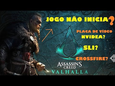 SEU JOGO NÃO INICIA? DA CRASH? VEJA ESSE VÍDEO - Assassins Creed Valhalla