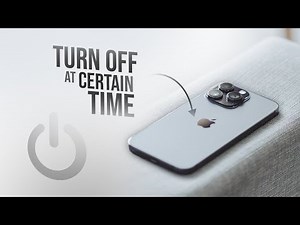 How to Make iPhone Turn Off at a Certain Time