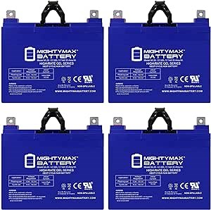 Amazon.com: Mighty Max Battery 12V 35AH Gel NB Replacement Battery Compatible with CTM Homecare HS-1000, HS-2800, HS-6000-4 Pack : Health & Household