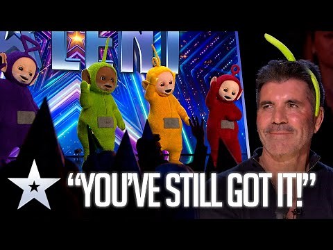 The Teletubbies have come to play! | Unforgettable Audition | Britain's Got Talent